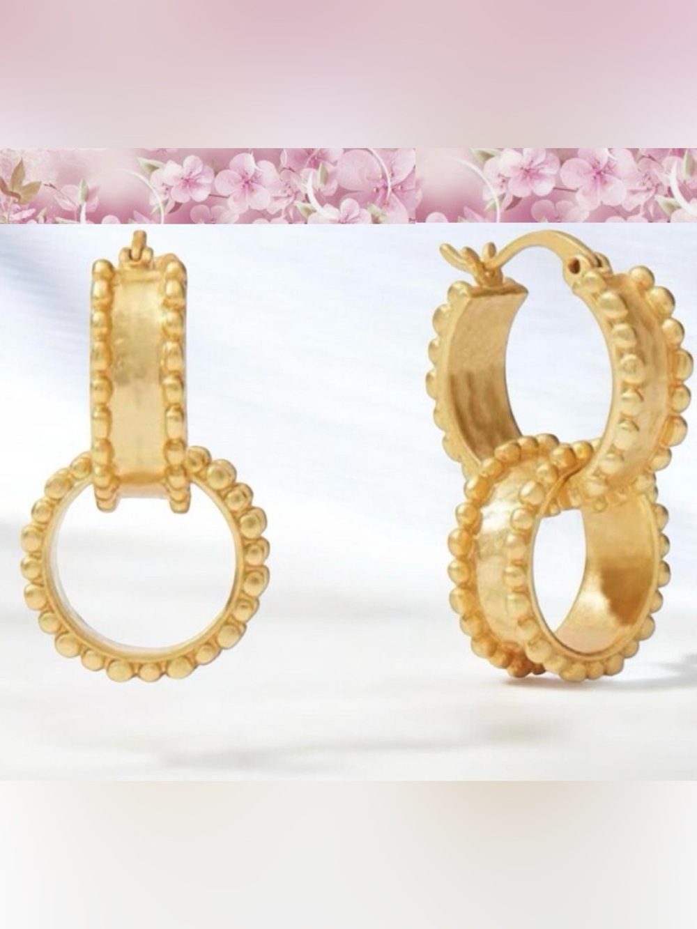 Brand New Julie Vos Marbella 2-in-1 Earring